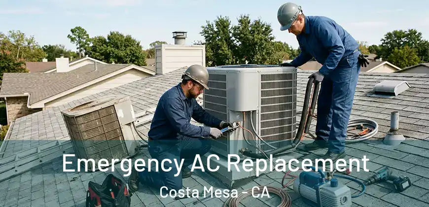  Emergency AC Replacement Costa Mesa - CA