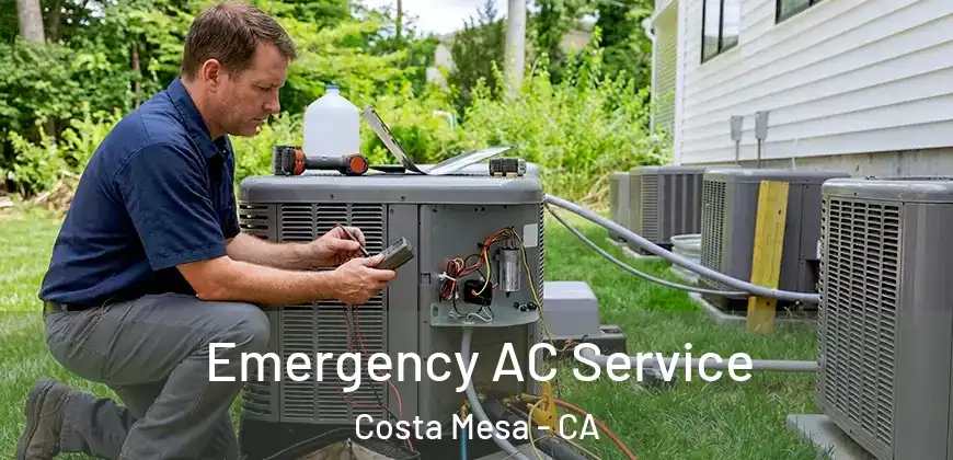 Emergency AC Service Costa Mesa - CA