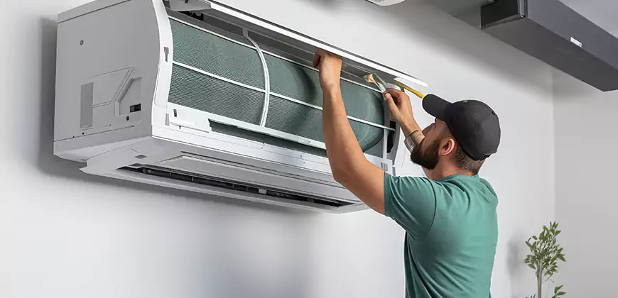 Bathroom and Small Space Ductless Installation in Costa Mesa